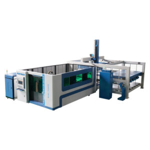 Vesijäähdytys automaattinen CNC metallikuitu laserleikkauskone 1500w