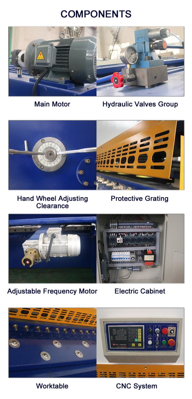 Cnc Nc Hydraulic Press Metal Guillotine Shear Machine For Carbon Stainless Steel Sheet Cnc Nc:n hydraulipuristimen metallin giljotiinileikkauskone ruostumattomasta hiiliteräslevystä