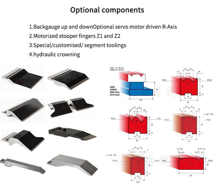 High Quality 3m Press Brake Machine Hydraulic 100 Ton For Sheet Metal Bending Korkealaatuinen 3 metrin puristusjarrukone, hydraulinen 100 tonnia levyn taivutukseen